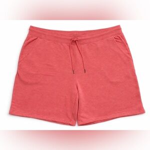 LL Bean Men’s Shorts XXL Elastic Waist Drawstring Coral